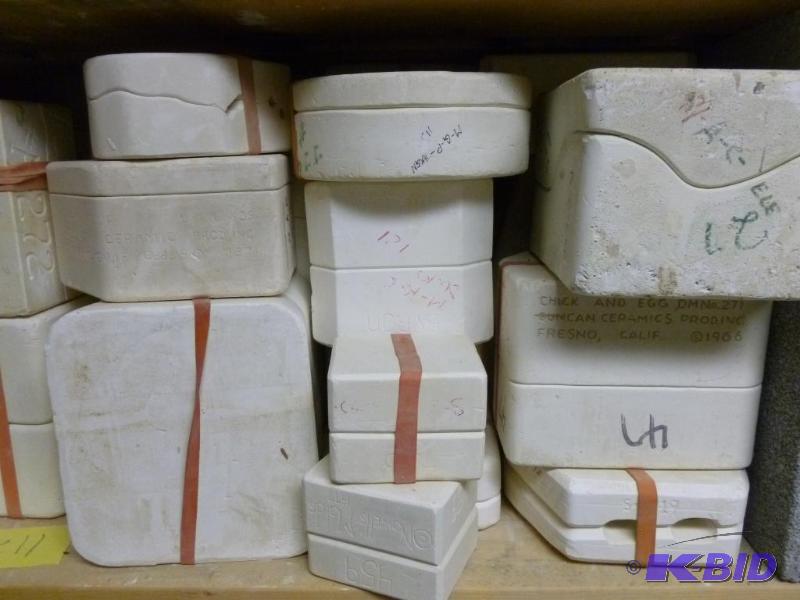 lot 36 image: Lot of approximately 31 ceramic molds, from s...