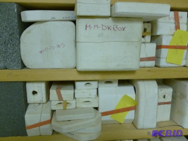 lot 40 image: Lot of approximately 48 ceramic molds, from s...