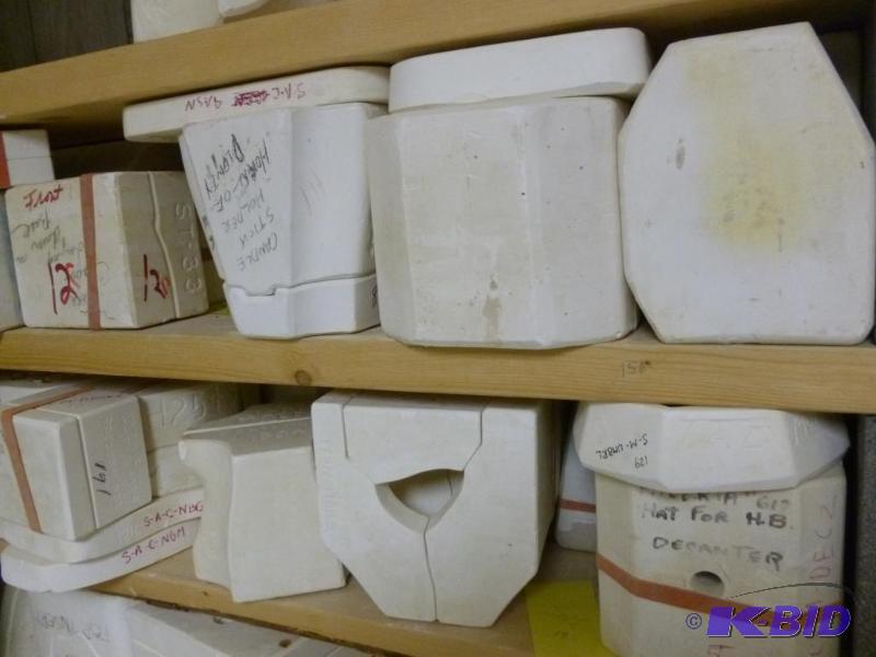 lot 43 image: Lot of approximately 38 ceramic molds, from s...