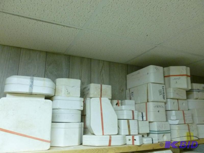 lot 44 image: Lot of approximately 42 ceramic molds, from s...