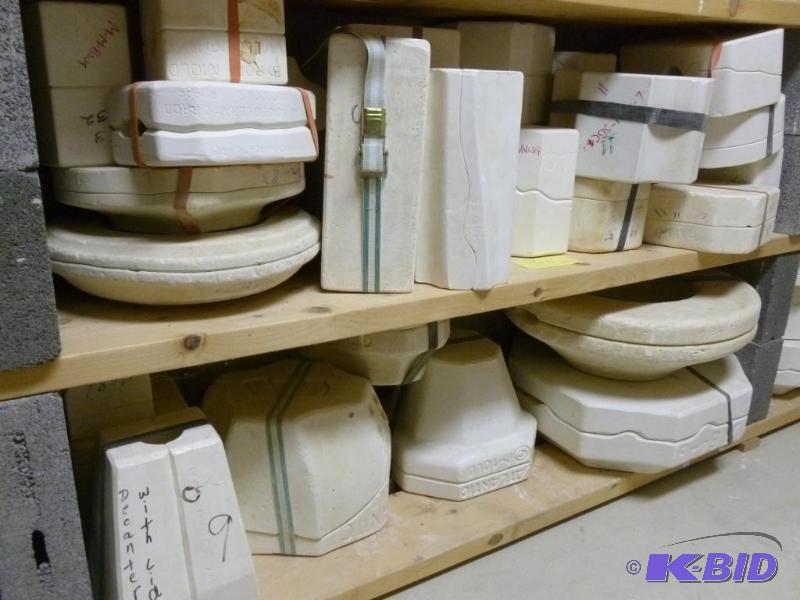 lot 48 image: Lot of approximately 27 ceramic molds, from s...