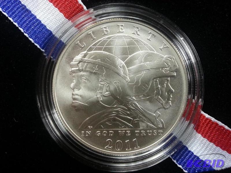 2011 United States Army Silver Dollar Commemorative US Mint