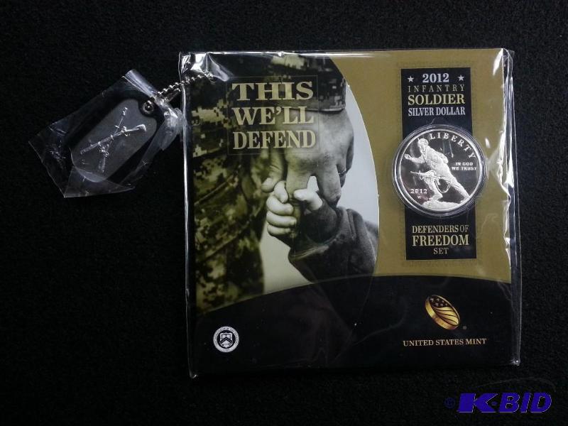 2012 Infantry Soldier Silver Dollar Commemorative US Mint
