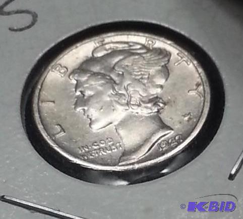 1927 S Mercury Dime