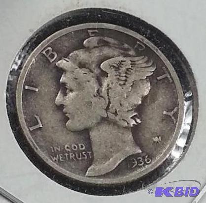 1936 P Mercury Dime