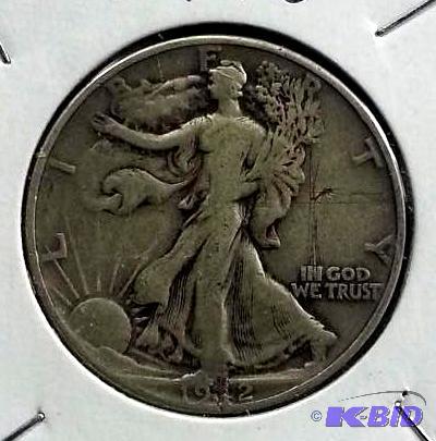 1942 Walking Liberty Silver Half Dollar