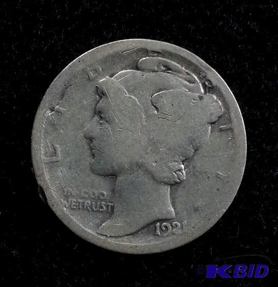 1921 D Mercury Dime -- Key Date