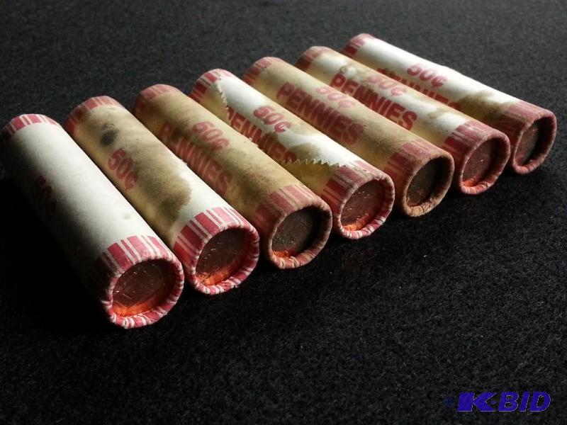(7) Rolls of 2009 D Log Cabin Cents