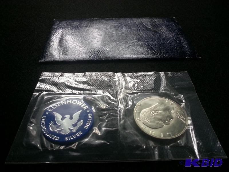 1971 Eisenhower Uncirculated Silver Dollar Coin US Mint