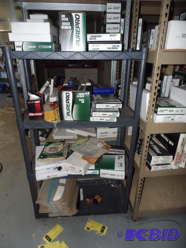 Plastic Shelving Unit w Air Filters