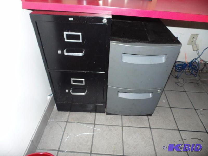 Lot of 2 Filing Cabinets