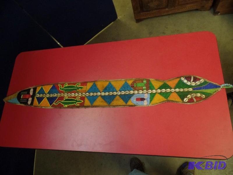 Handmade Beaded Wall Hanging