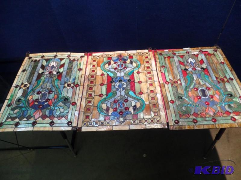 3 Stained Glass Decorations