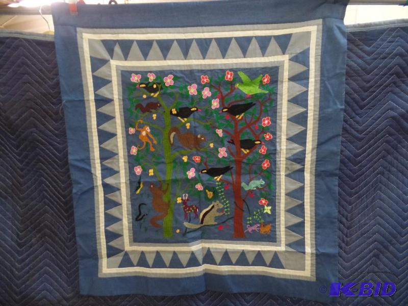 Handmade Textile Art 32 x 35