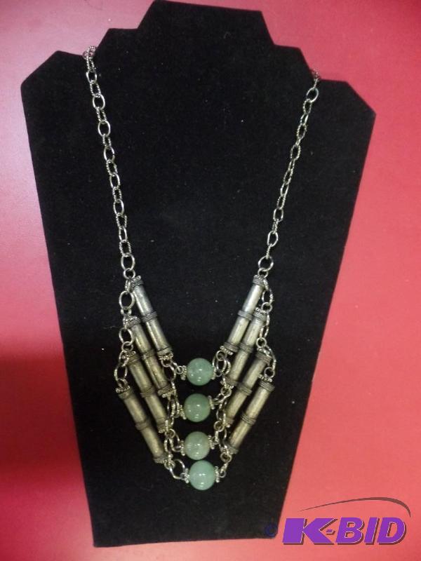 Metal & Stone Necklace