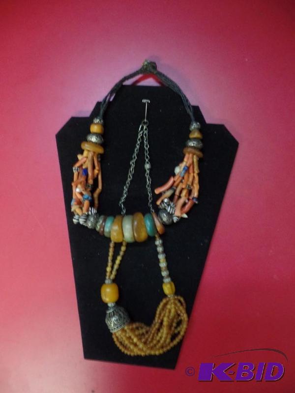 Two Handmade Beaded Necklaces