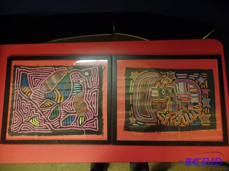 2 Framed Art Pieces