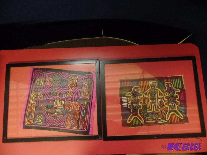 2 Framed Art Pieces