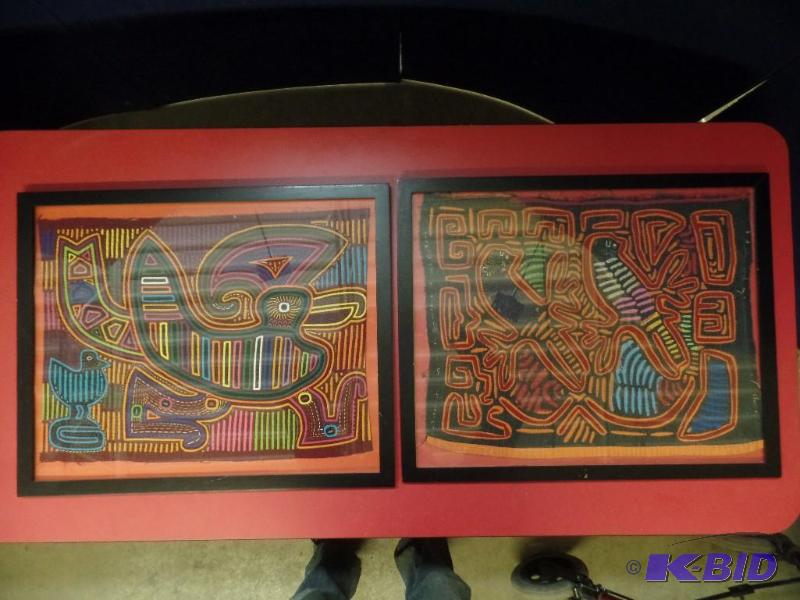 2 Framed Art Pieces