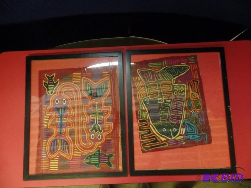 2 Framed Art Pieces