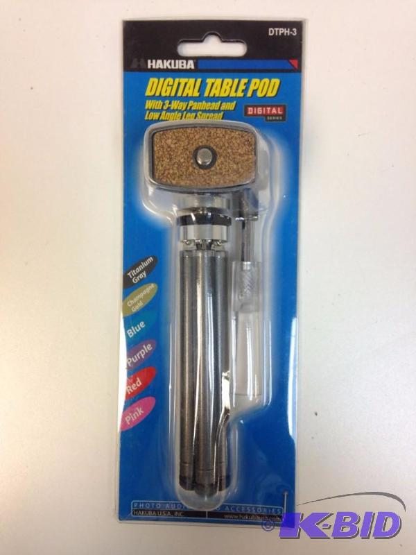 lot 17 image: NEW Hakuba Digital Table Pod 3-Way Panhead &...