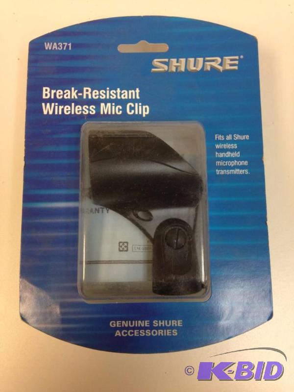 lot 18 image: NEW Shure Break-Resistent Wireless Mic Clip ...