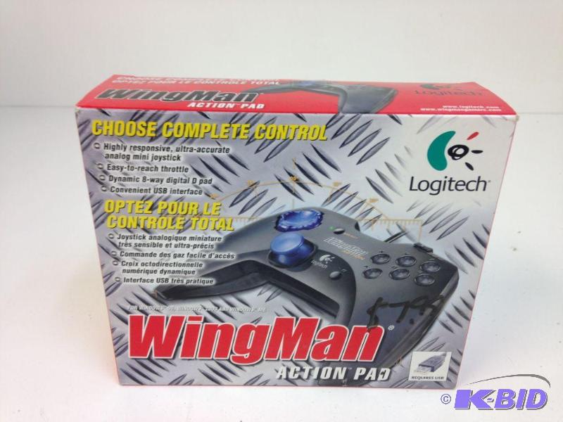 lot 26 image: Logitech WingMan Action Pad Controller...