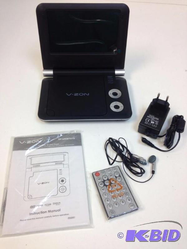 lot 27 image: NEW V-Zon Portable DVD Player (note that the ...