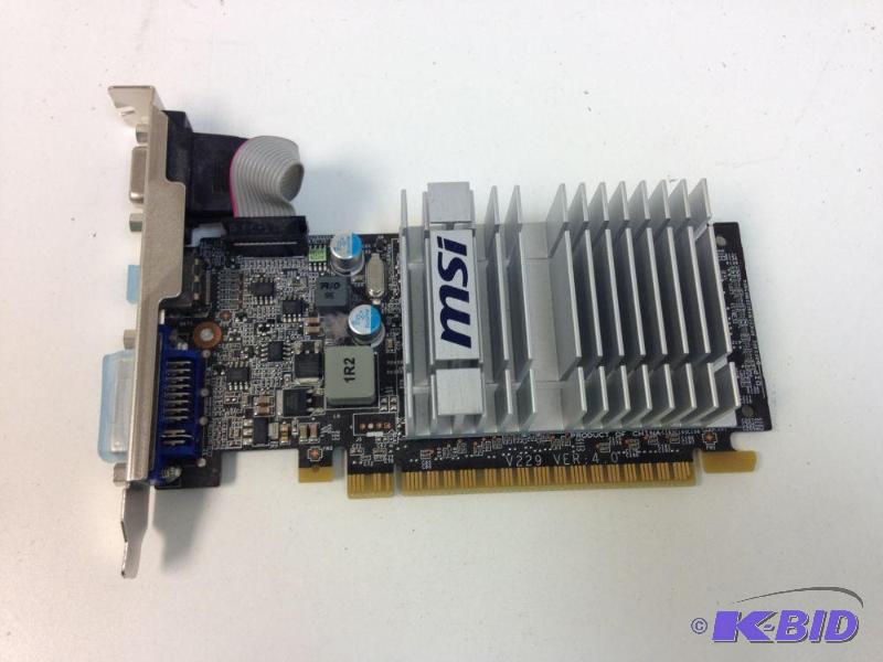 lot 31 image: MSI N8400GS-MD512H GeForce 8400 GS 512MB 64-B...