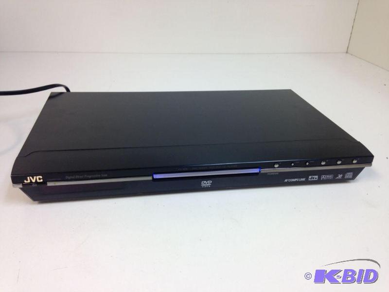 lot 36 image: JVC DVD Player Model XV-N50BK Tested and Wo...