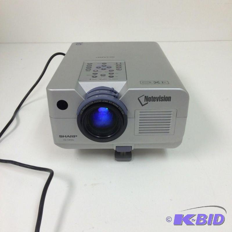 lot 5 image: Sharp Notevision Multimedia LCD Projector Mo...