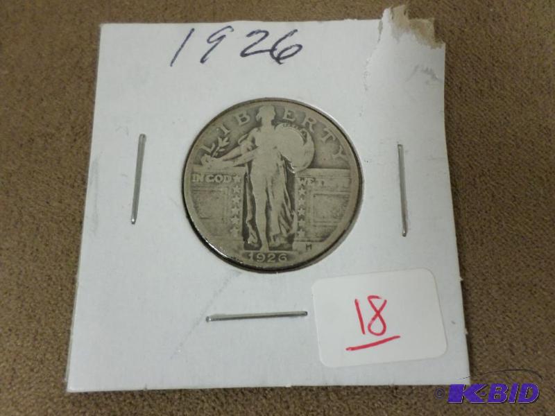 1926 Standing Liberty Quarter, VG...