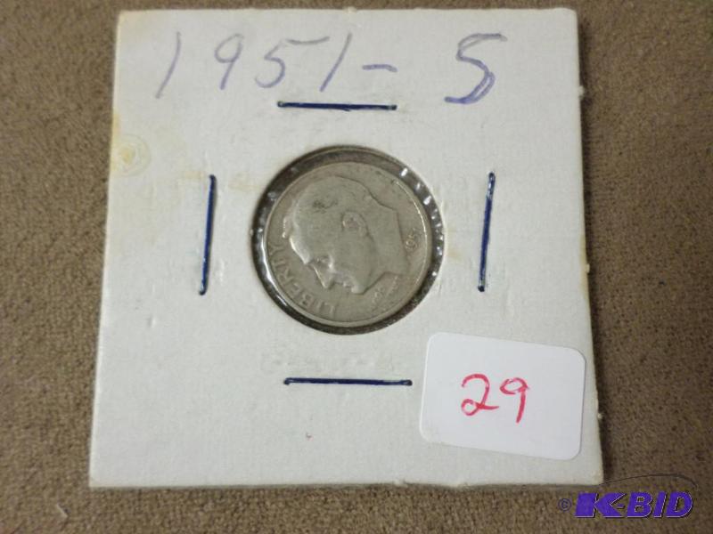 1951-S Roosevelt Dime...