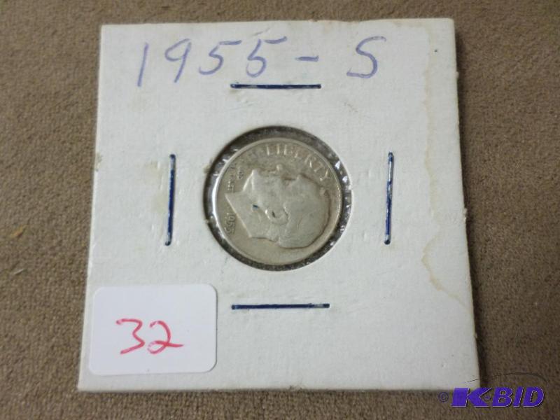 1955-S Rosevelt Dime...