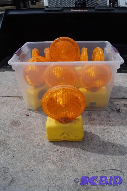road construction lights