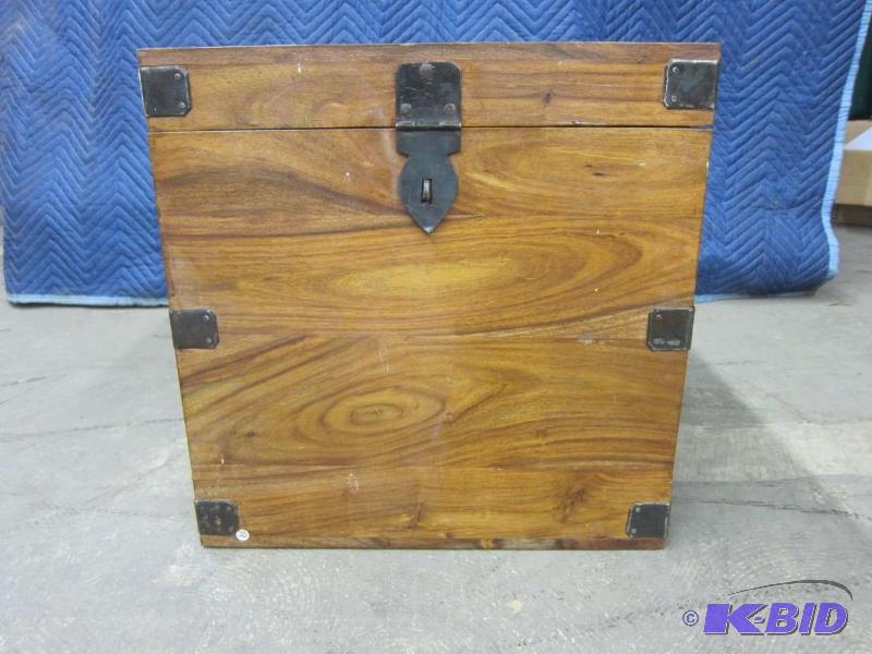 Wood and Metal Chest