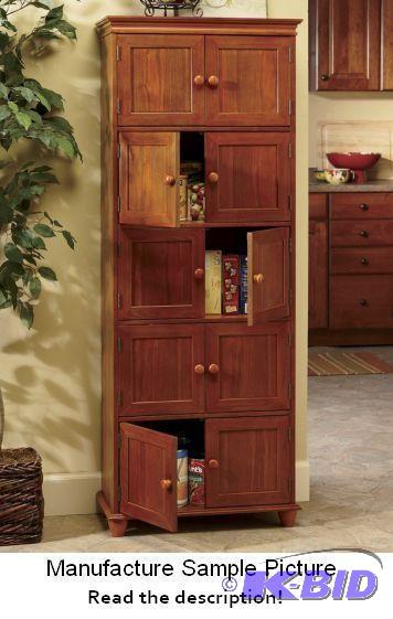 Oak Finish 10 Door Pantry - For everything fr...