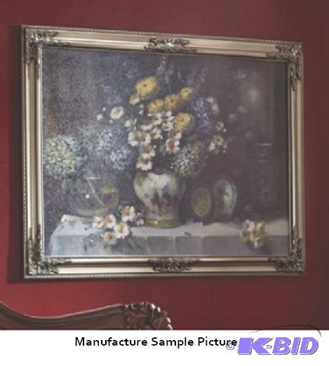 Framed Still Life with Flowers - Reminiscent ...