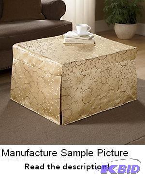 Folding Sleeper Ottoman - Has gold slip cover...