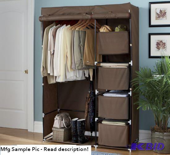 Dark Brown Storage Closet - Got stuff Tuck i...
