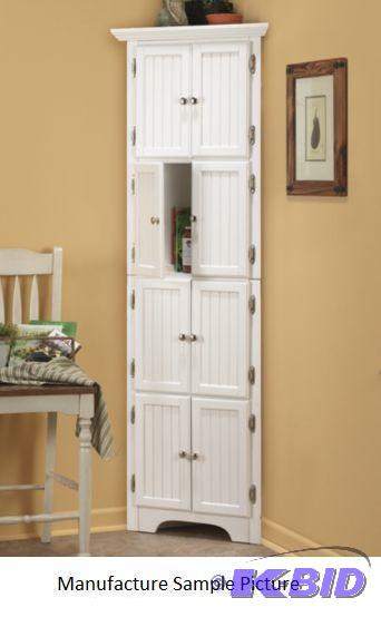 White 8 Door Corner Pantry - Make the most of...