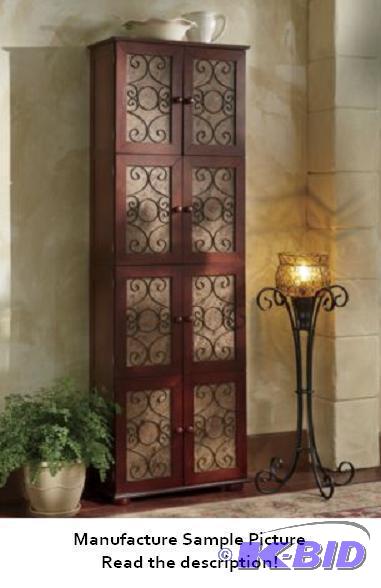 Chateau Wall Cabinet - This tall cabinet with...