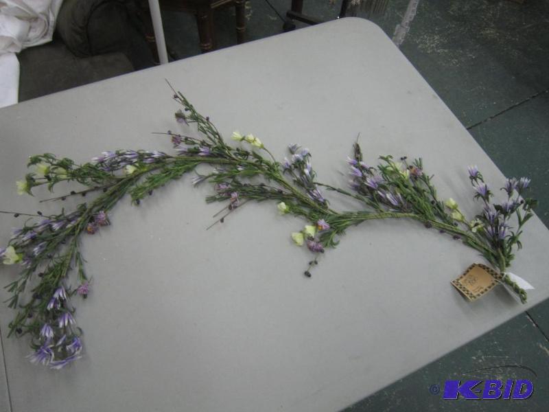 Purple, Yellow and Green Garland