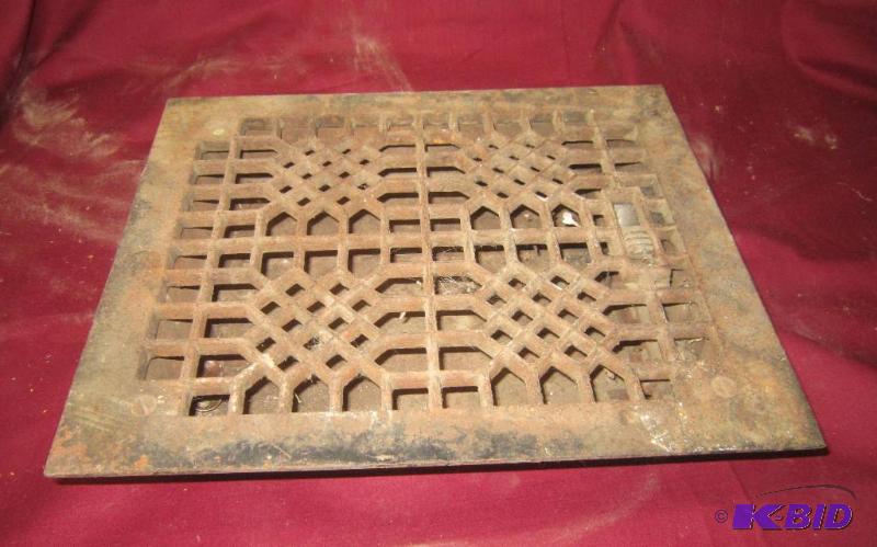 Metal Heat Grate 10 x 12 - from 1800s House