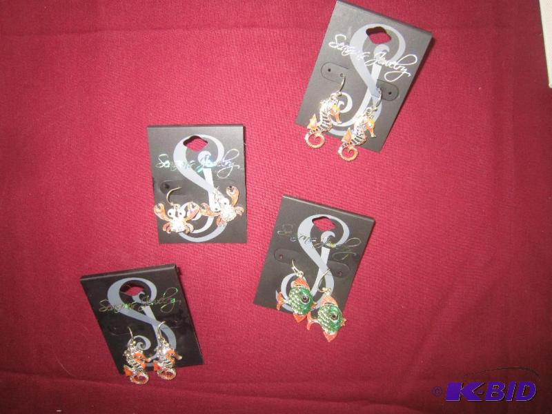 Set of 4 pairs of NEW Earrings