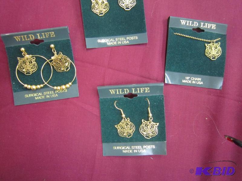 Set of 3 pairs of NEW Earrings and 1 Necklace
