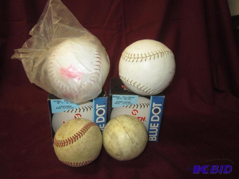 4 Softballs and 2 Baseballs