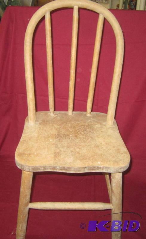 Antique Bow Back Childs Chair