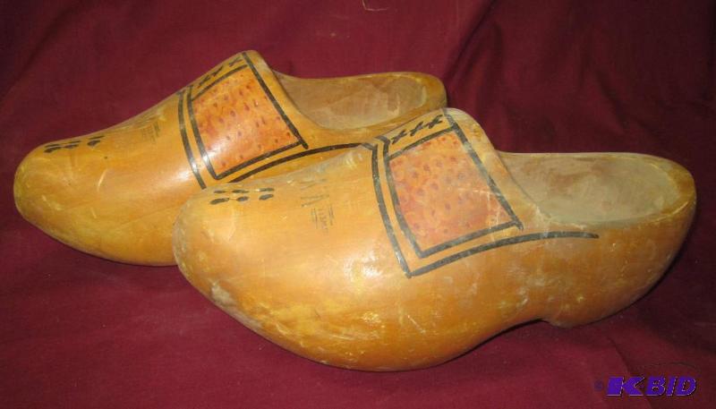 Antique Pair of Wooden Shoes