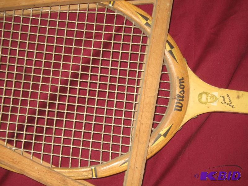 Wooden Tennis Racket Valiant Jack Cramer Wilson and Press